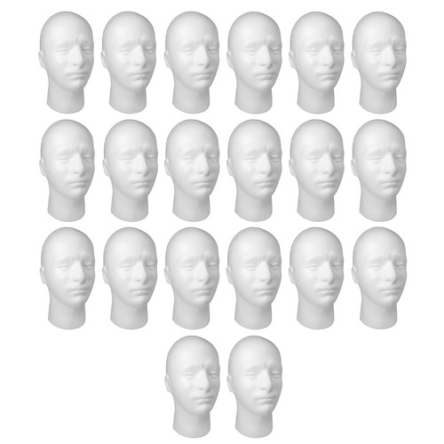 20pcs male mannequin head for - head,