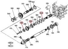 Rear PTO Repair Parts Fits