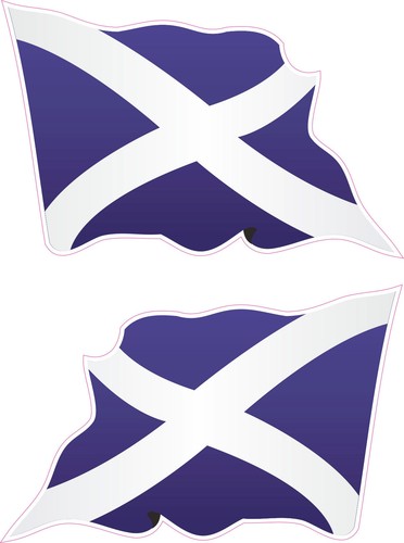 Large scottish wavy - wavy, flag