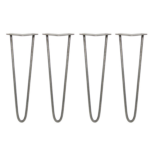 Raw steel hairpin legs - 4, x