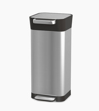 Joseph Joseph Titan 20L Trash Compactor Bin Stainless Steel Model 30037