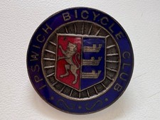 IPSWICH BICYCLE CLUB VINTAGE ENAMEL LAPEL BADGE Vaughtons, Birmingham