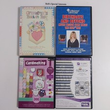 Papercraft Cardmaking Craft CD-ROM Bundle x4 Tutorials Templates Resources