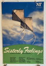 THEATRE POSTER - National Theatre Sisterly Feelings  Original 1980
