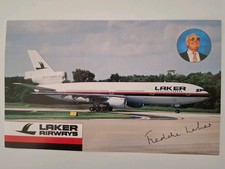 Laker Airways DC10 Postcard In