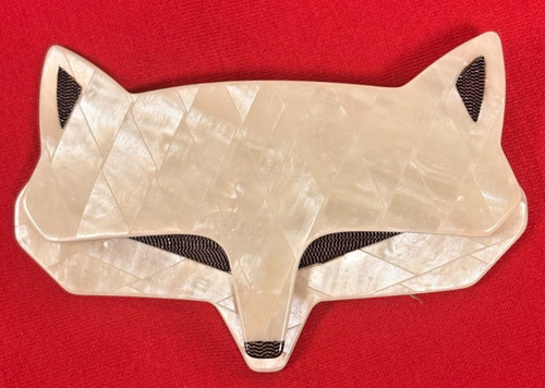 Lea stein brooch fox wolf - lea,