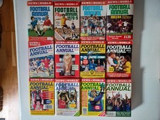 Football Annuals Job lot - NEWS OF THE WORLD x 12
