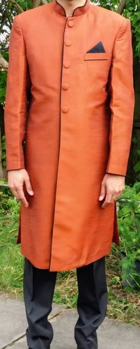Men tailored lined sherwani - men's,