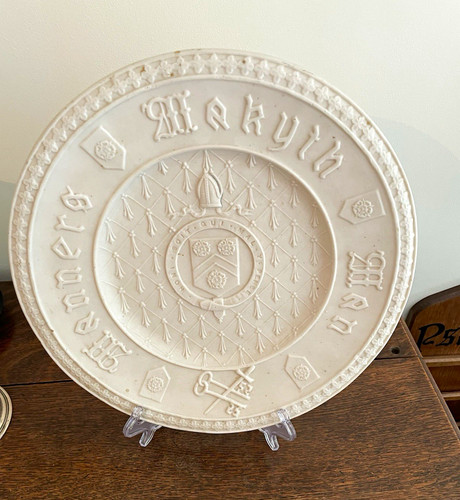 White bas relief ceramic - bas-relief,