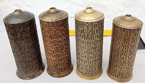 Four old engraved pendulum - engraved,