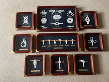 9x Bounty Arts, Devon, Mariner’s Knots, Framed Displays, Shadow Boxes
