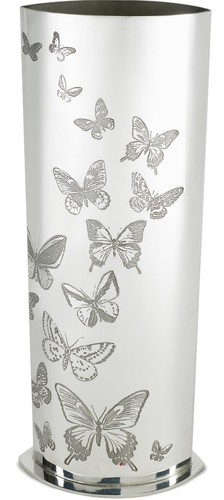 Large inch pewter vase - pewter,