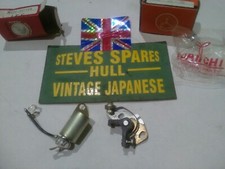 HONDA SS125A SUPERSPORT 1968,CL125A SCRAMBLER    ,POINTS & CONDENSER ,NOS ,NLA .