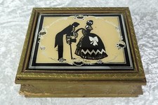 Vtg Gilt-Finish Wooden Dresser