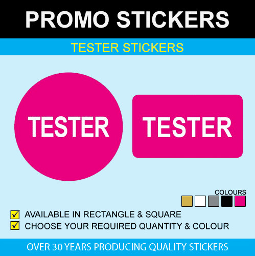 Tester stickers - tester,