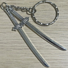 Dual Katana Keyring Short Edge