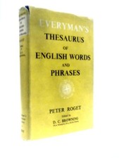 Thesaurus of English Words & Phrases (P.Roget & D.C.Browning - 1962) (ID:65161)