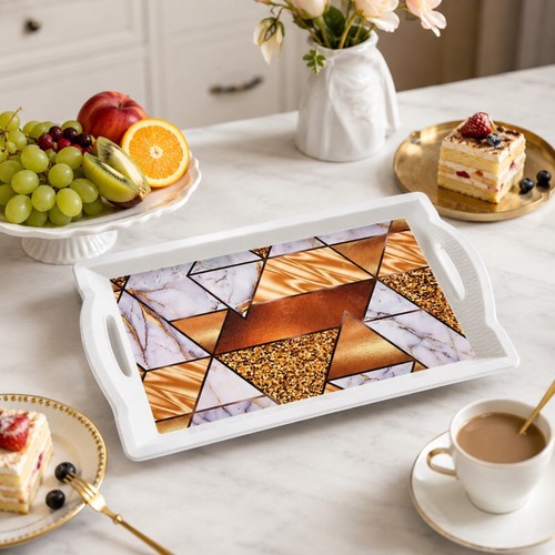 Serving tray with grip - grip, handles