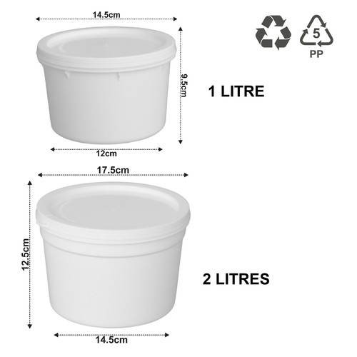 Rice storage tub round - rice,