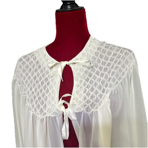 Vintage robe sheer - 50's,