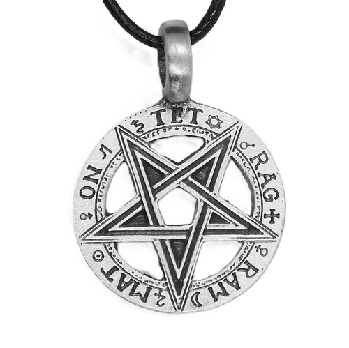 Inverted pentagram circled - inverted,