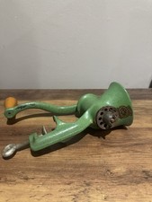 Vintage Green Enamel Cast Iron
