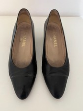 Vintage Black Chanel Court