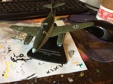 Corgi style 1/72 Diecast Me 262 jet Adolf Galland with stand mint