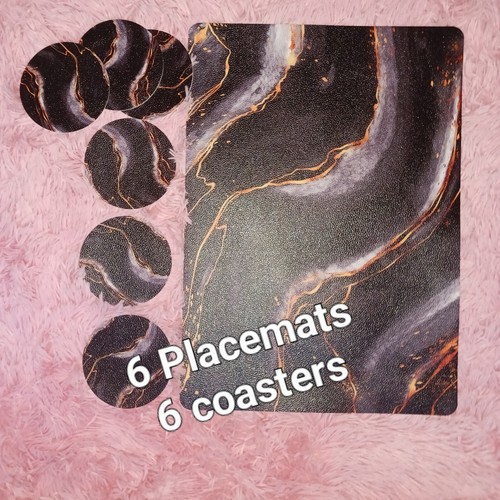 Table placemats set - of, with