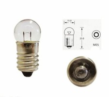 MES 6V 0.6W Screw In bulb x 2
