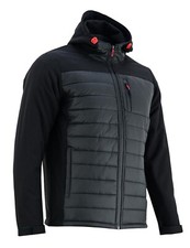 Men's Insulated Padded Puffer Jacket - Lightweight, Warm, Hooded Winter Coat