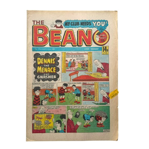 Beano comic issue number 2224 - number,