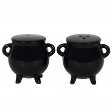 Black Cauldron Cruet Set Salt