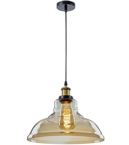 Vintage glass ceiling pendant - ceiling,
