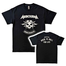 Airbourne T-Shirt Boneshaker Band New Black Official
