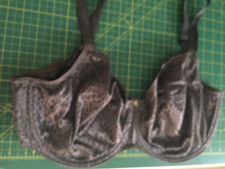 LADIES "FANTASIE VISAGE" GREY UNDERWIRED SIDE SUPPORT BRA - 38G UK - GOOD UC