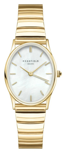 Rosefield oval white - oval, (24mm)