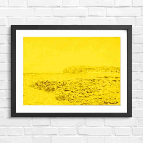 Impressionist ocean coast - impressionist,