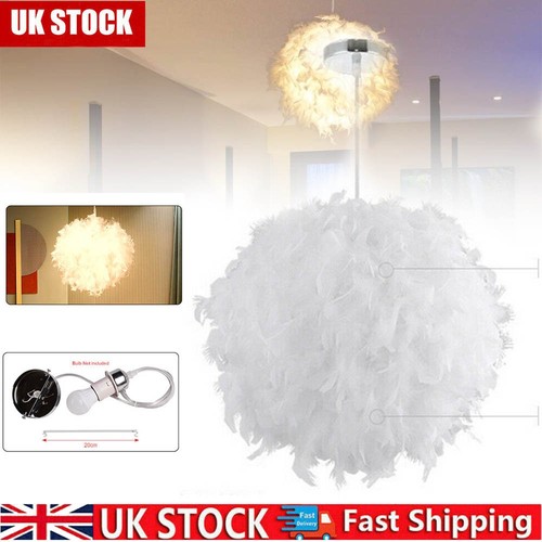 Fluffy feather light - fluffy, light/lamp