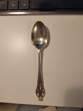 Set of 10 Allen & Darwin Teaspoons SILVER PLATED ART NOUVEAU c1893