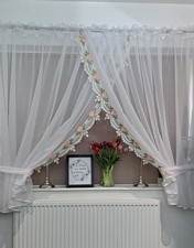 Novelty voile net curtain with