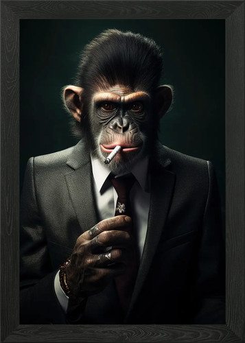 Monkey suit animal - animal, wall