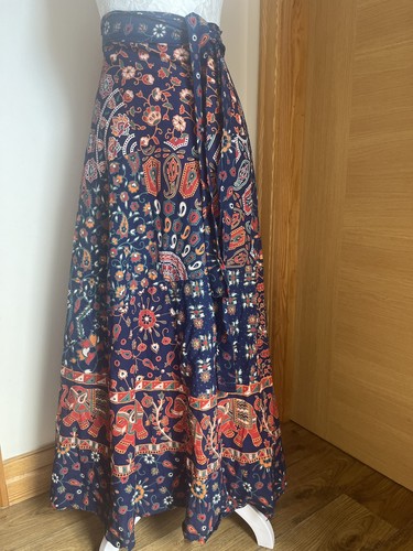 Long cotton skirt - skirt, maxi