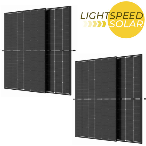 455w black bifacial - (1.8kw),