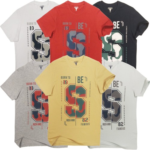 Mens short sleeve shirt - t, crew