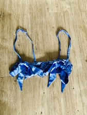 Coco de Mer Muse Grace Bow-detailed Cutout Stretch-satin Underwired Bra - Blue