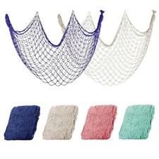 Fishing Net Decor Wall Hanging Fishnet Sea Themed Fishnet For Home Photo Display