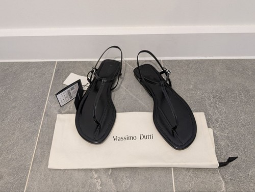 Massimo dutti black - massimo, leather