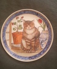 Hand painted Pamela Turvey Cat