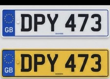 DPY 473 Number Plates Personalised Registration Plate Private Plate Dateless Reg